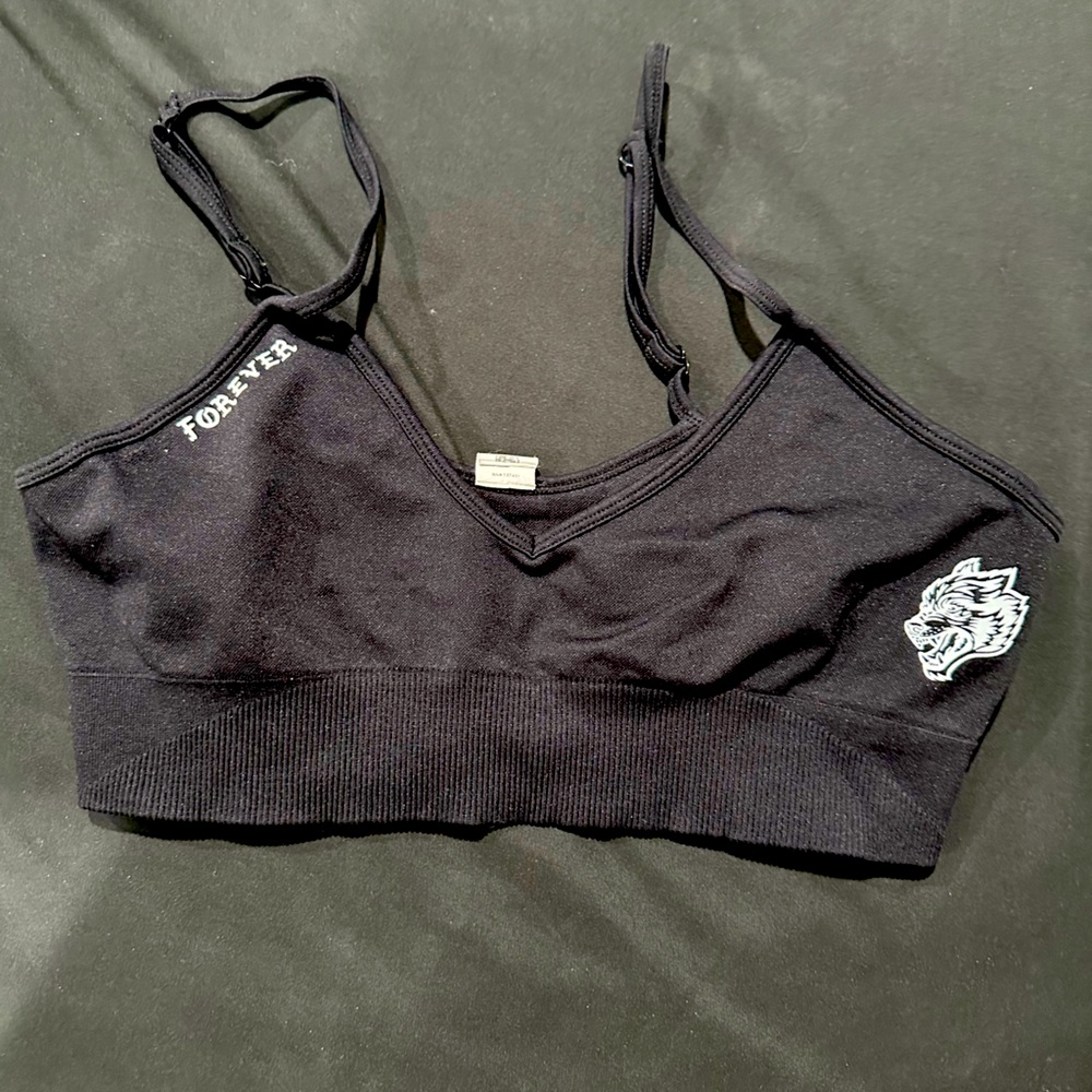 Womens darc sport seamless black bra